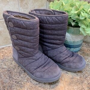 Ugg Nightshade Houndstooth Quilted Puffy Boots Size 6